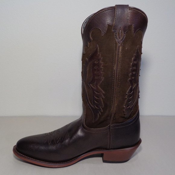 Dingo Size 10 M  SILVERLAKE Brown Leather Cowboy Western Boots New Men's Shoes - Picture 8 of 14